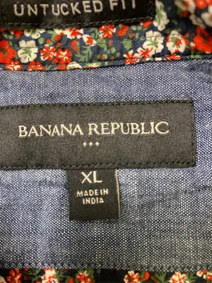BANANA REPUBLIC/バナナリパブリック/シャツ/ブラウス/トップス/レッド/XL