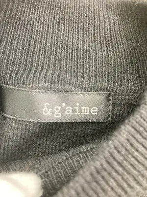 &g`aime/ゲーム/ニット/セーター/トップス/ブラック/F