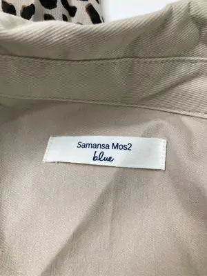 Samansa Mos2/サマンサモスモス/シャツ/ブラウス/トップス/ベージュ/フリー