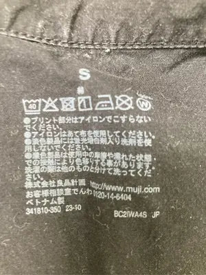 無印良品/ムジルシリョウヒン/シャツ/ブラウス/トップス/ブラック/S