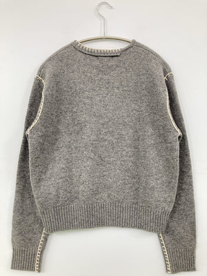 SATUR/サトゥア/ニット/セーター/トップス/グレー