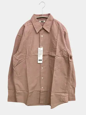 UNIQLO U/ユニクロユー/シャツ/ブラウス/トップス/ピンク/L
