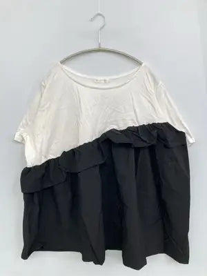 RIVIETTA/Tシャツ/カットソー/トップス/ホワイト/4L