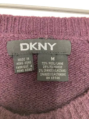 DKNY/ディーケーエヌワイ/ニット/セーター/トップス/パープル/M
