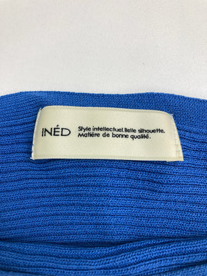 INED/イネド/Tシャツ/カットソー/トップス/ブルー/F