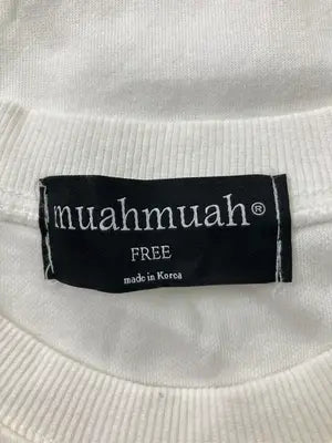 muah muah/ムーアムーア/Tシャツ/カットソー/トップス/ホワイト/FREE
