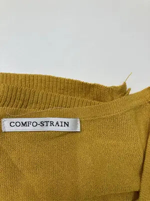 COMFO-STRAIN/Tシャツ/カットソー/トップス/イエロー/L