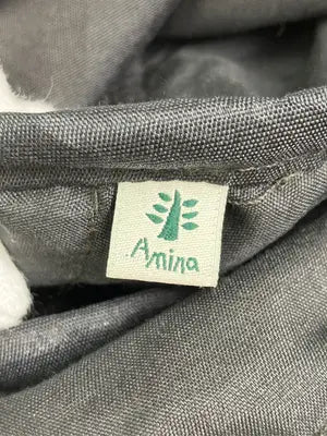 Amina/アミナ/ボディバッグ/ウエストポーチ/バッグ/ブラウン