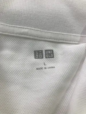 UNIQLO/ユニクロ/ポロシャツ/トップス/ホワイト/L