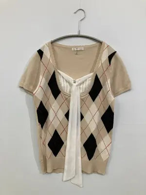 SIMPLE BEAUTY BASIC/Tシャツ/カットソー/トップス/ベージュ/M   バスト79～87　　身長154～162