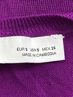 ZARA/ザラ/ニット/セーター/トップス/パープル/USA S