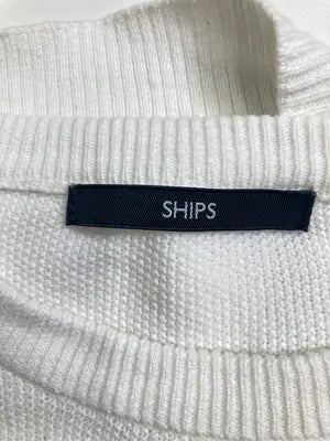 SHIPS/シップス/ニット/セーター/トップス/ホワイト/L