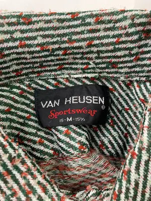 VAN HEUSEN/ヴァンヒューゼン/シャツ/ブラウス/トップス/グリーン/M