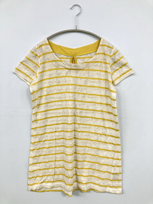 Tシャツ/カットソー/トップス/イエロー/M