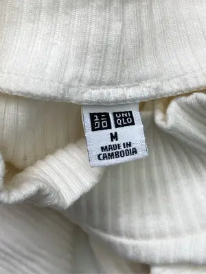 UNIQLO/ユニクロ/ニット/セーター/トップス/ホワイト/M