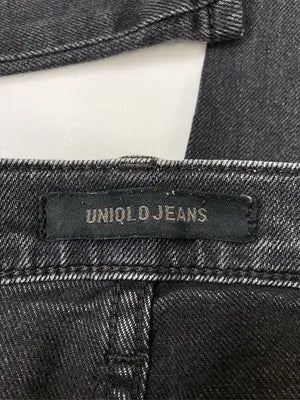UNIQLO JEANS/ユニクロジーンズ/デニムパンツ/パンツ/ブラック/25(63.5cm)