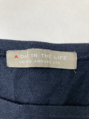 A DAY IN THE LIFE UNITED ARROWS/アデイインザライフユナイテッドアローズ/Tシャツ/カットソー/トップス/ネイビー