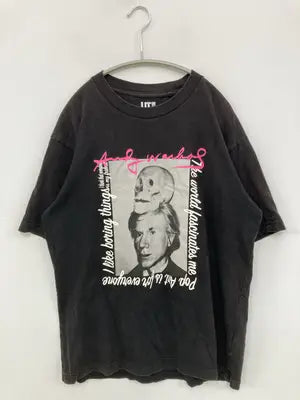 UNIQLO/ユニクロ/Tシャツ/カットソー/トップス/ブラック/S
