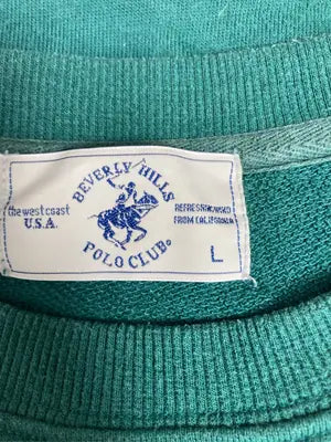 BEVERLY HILLS POLO CLUB/ビバリーヒルズポロクラブ/スウェット/トップス/グリーン/L