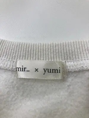 mir..x yumi/スウェット/トップス/ホワイト/L  バスト86～94  身長154～162