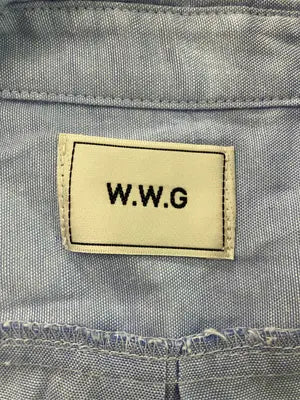 W.W.G/フーズフーギャラリー/シャツ/ブラウス/トップス/スカイブルー/F