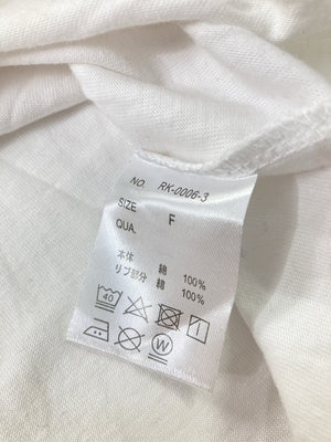 Tシャツ/カットソー/トップス/ホワイト/F