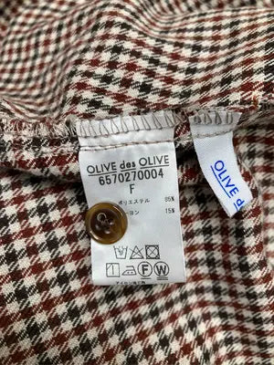 OLIVE des OLIVE/オリーブデオリーブ/シャツワンピース/ワンピース/ドレス/ブラウン/F