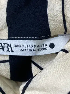 ZARA/ザラ/シャツワンピース/ワンピース/ドレス/ベージュ/USA XS