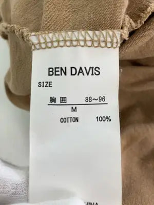 BEN DAVIS/ベンデイビス/Tシャツ/カットソー/トップス/ベージュ/M