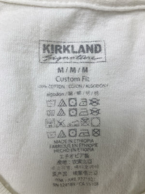 KIRKLAND Signature/カークランドシグネチャー/Tシャツ/カットソー/トップス/ホワイト/M