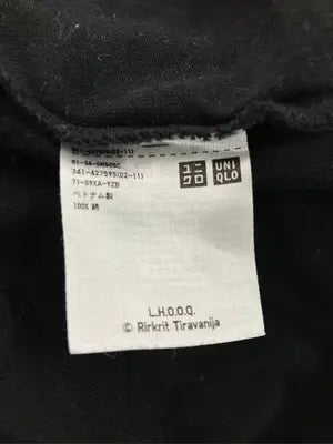 UNIQLO/ユニクロ/Tシャツ/カットソー/トップス/ブラック/L