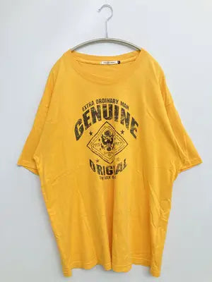 DELUFORM/Tシャツ/カットソー/トップス/イエロー/4L