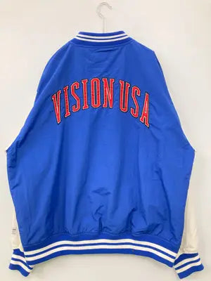 VISION STREET WEAR/ヴィジョンストリートウェア/スカジャン/ジャケット/アウター/ブルー/L