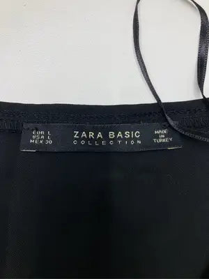ZARA BASIC/ザラベーシック/シャツ/ブラウス/トップス/ブラック/EUR L
