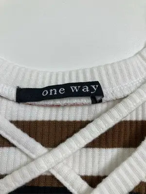 One Way/ワンウェイ/Tシャツ/カットソー/トップス/ホワイト/M