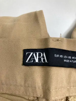 ZARA/ザラ/スラックス/パンツ/ベージュ/USA XS
