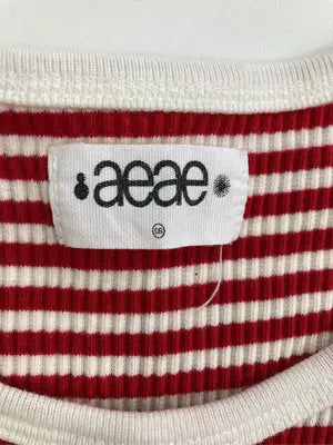 aeae/タンクトップ/トップス/レッド