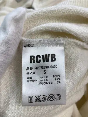 RCWB/パーカー/トップス/アイボリー/S