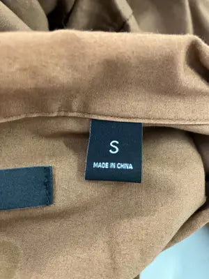 UNIQLO +J/シャツワンピース/ワンピース/ドレス/ブラウン/S
