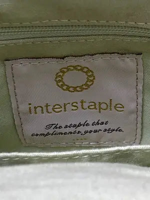 interstaple/ショルダーバッグ/バッグ/ブラック