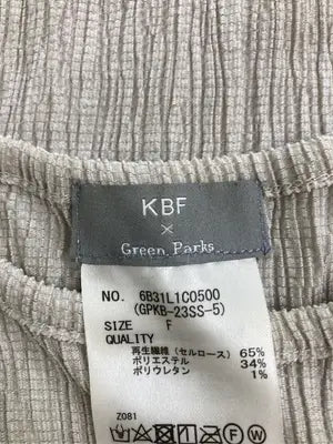 KBF/ケービーエフ/Tシャツ/カットソー/トップス/グレー/F