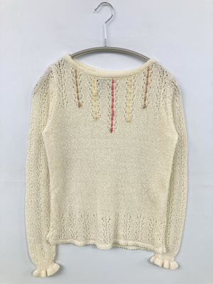 Alberoy/ニット/セーター/トップス/アイボリー/S