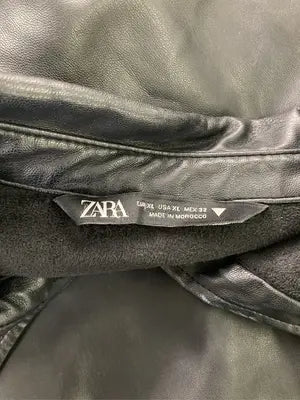 ZARA/ザラ/レザージャケット/ジャケット/アウター/ブラック/XL
