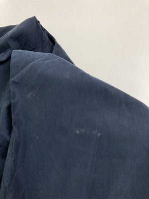 ems excite/エムズエキサイト/ノーカラーコート/ジャケット/アウター/ネイビー/F