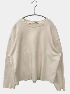 ZARA/ザラ/ニット/セーター/トップス/アイボリー/USA M