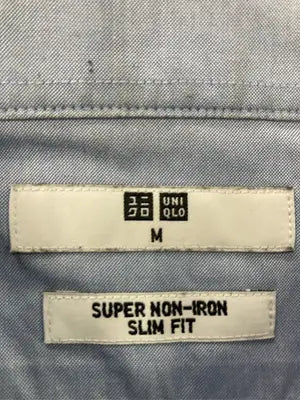 UNIQLO/ユニクロ/ビジネスシャツ/トップス/ブルー/M