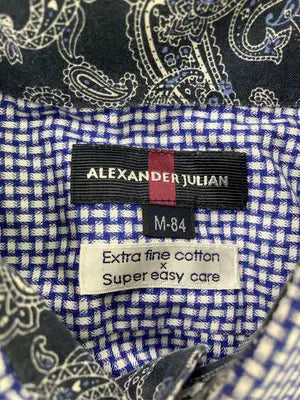 alexander julian/アレキサンダージュリアン/シャツ/ブラウス/トップス/ブルー/M-84