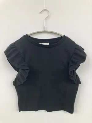 ZARA/ザラ/ノースリーブ/トップス/ブラック/EUR L/USA L/MEX 30