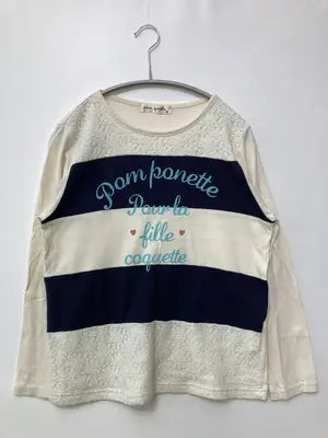 pom ponette/Tシャツ/カットソー/トップス/ホワイト/M