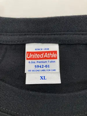 United Athle/ユナイテッドアスレ/Tシャツ/カットソー/トップス/ブラック/XL